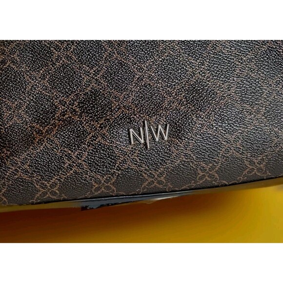 Nine West Bryn Magnetic Snap Closure Tote Bag - Brown - Picture 3 of 6